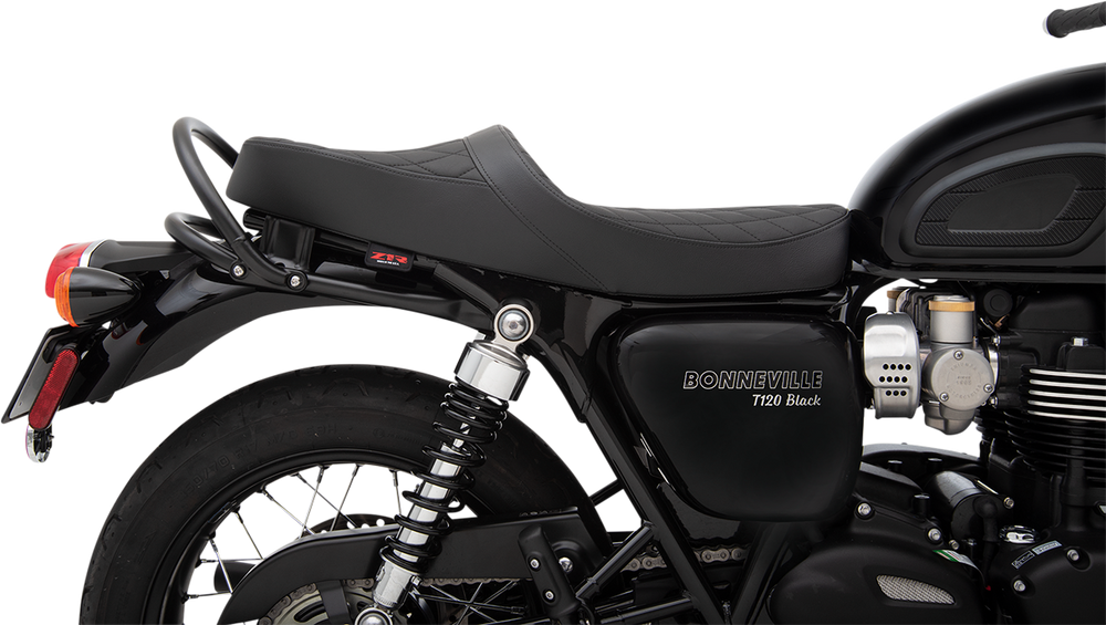 Z1R Low TR Seat - Double Diamond - Black - Vinyl 0810-2220