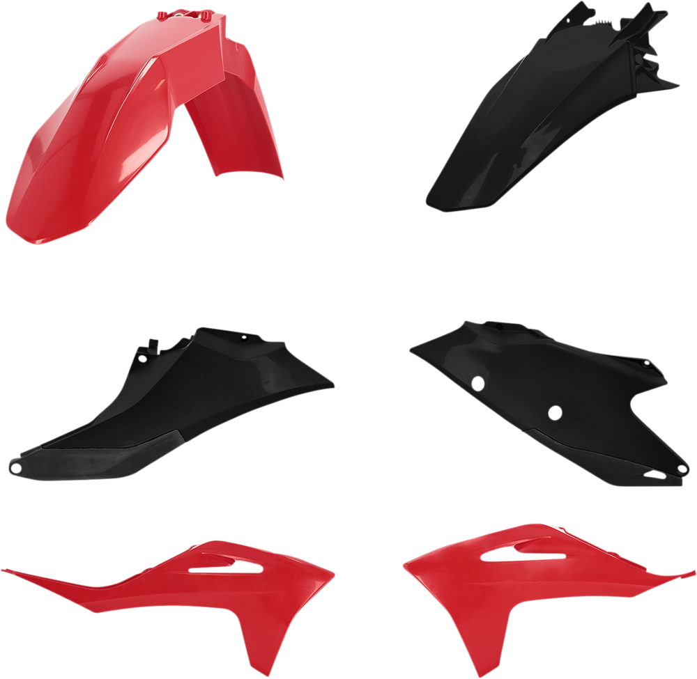 ACERBIS Standard Replacement Body Kit - Red/Black 2872781018