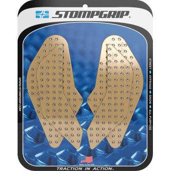 STOMPGRIP Traction Pad Tank Grips - Volcano - Clear - GSX-8R/S 55-10-0210C