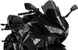 PUIG HI-TECH PARTS Race Windscreen - Dark Smoke - Kawasaki 3881F