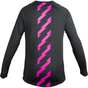 MUC-OFF USA Riders Long-Sleeve Jersey - Gray - 2XL 20049