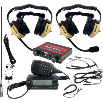 NAVATLAS Intercom/Radio and Headset Kit - 2-Seat - Beige NI2RBHBE2