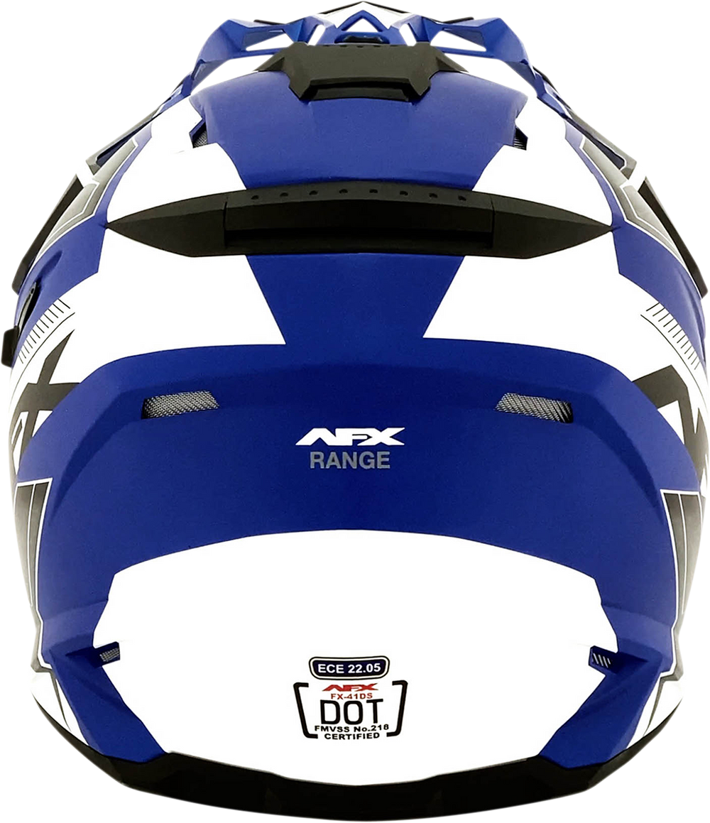AFX FX-41 Helmet - Range - Matte Blue - Large 0140-0073