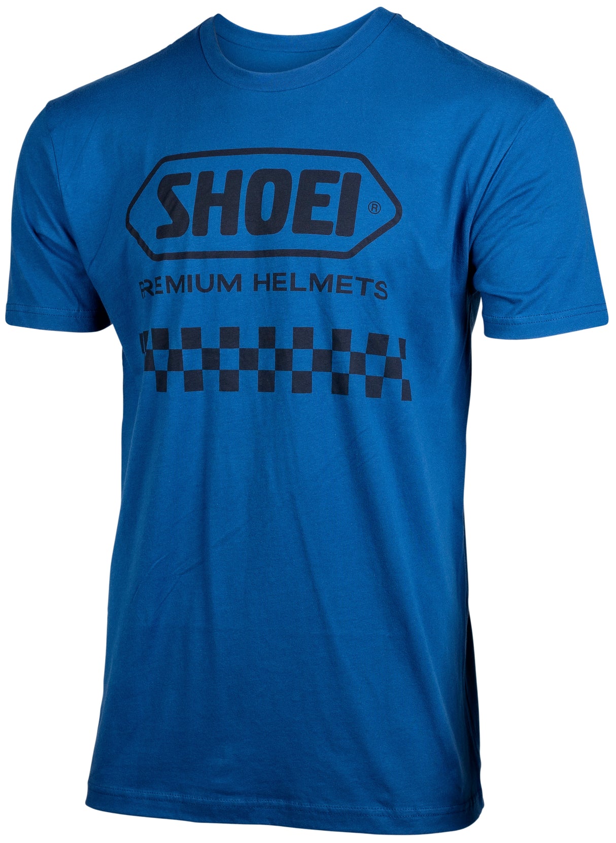Shoei Shoei Checkered Tee Bl/Bk Lg 411130206