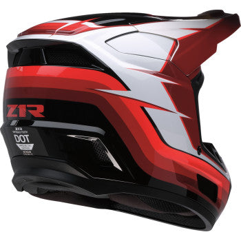 Z1R Youth Dirt Maxx Helmet - Vortex - Red/White - Medium 0111-1718