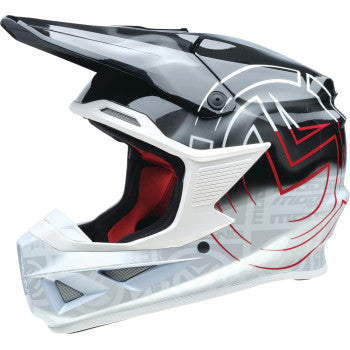 MOOSE RACING F.I. 2.0 Helmet - Deceit - MIPS® - Black/White/Red - 2XL 0110-7994