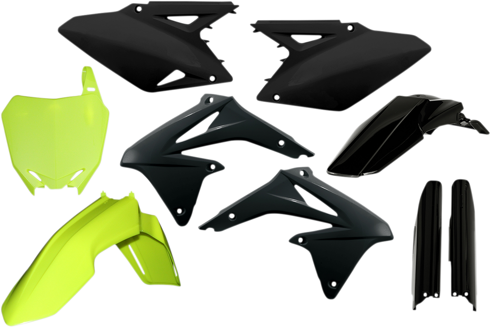 ACERBIS Full Replacement Body Kit - Black/Fluorescent Yellow 2198035137