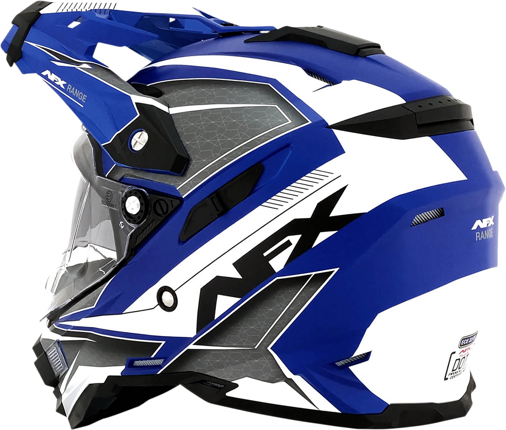 AFX FX-41 Helmet - Range - Matte Blue - Large 0140-0073