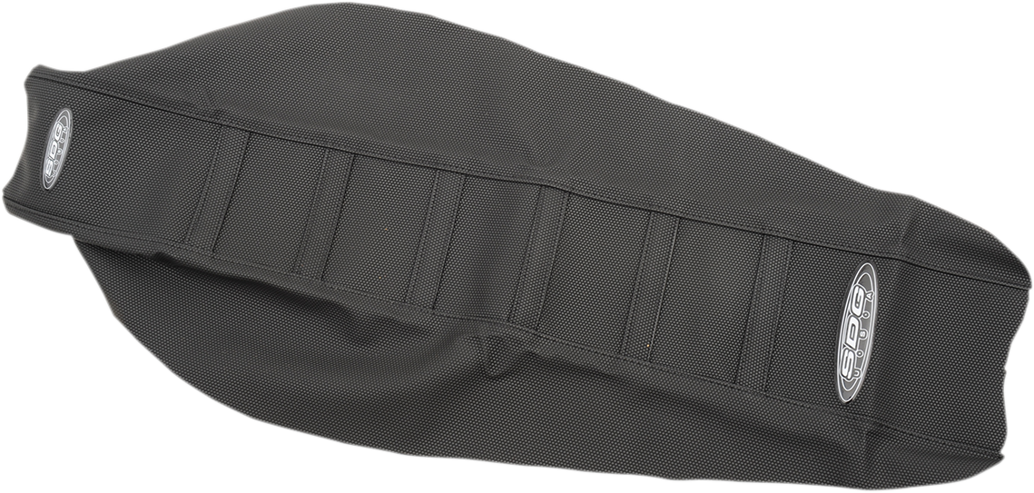 SDG 6-Ribbed Seat Cover - Black Ribs/Black Top/Black Sides 95940