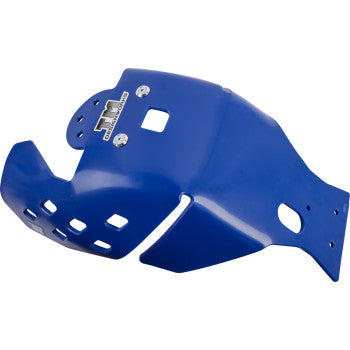 T.M. DESIGNWORKS Full-Coverage Skid Plate Blue YZF250/450 YAMC-475-BU