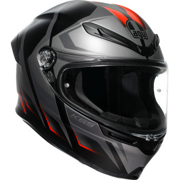 AGV K6 S Helmet - Karve - Matte Black/Gray/Red - XL 2118395002-024-XL