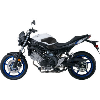 STOMPGRIP Traction Pad Tank Grips - Volcano - Black - SV 650 55-10-0136B