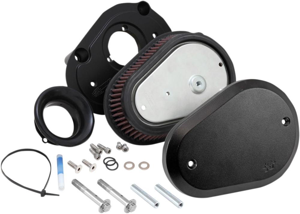 K & N Flare Intake Kit - Black - Twin Cam RK-3932B