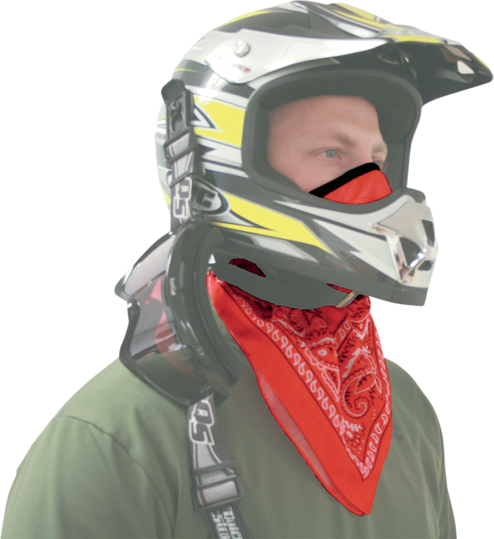 ATV-TEK Bandana Dust Mask - Red BDMRED