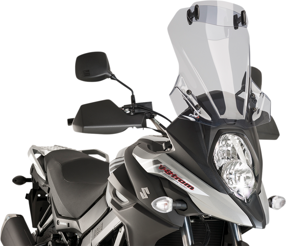 PUIG HI-TECH PARTS Touring Windscreen w/ Visor - Smoke 9440H