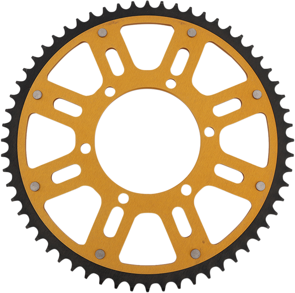 SUPERSPROX Stealth Rear Sprocket - 60 Tooth - Gold - Kawasaki/Yamaha/Suzuki RST-486-60-GLD