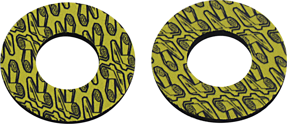 RENTHAL Grip Donutz - Black/Yellow G205