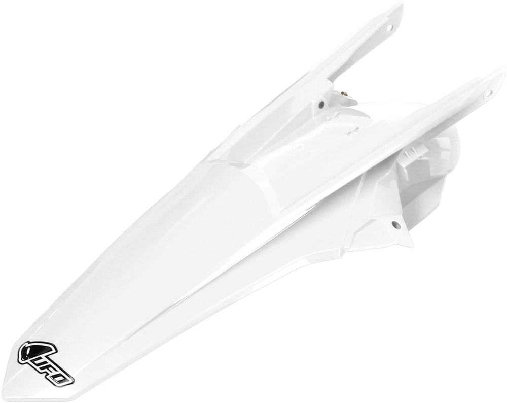 UFO MX Rear Fender - KTM White KT04060-047