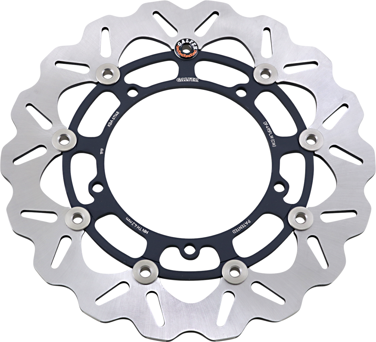 ℛ. Kawasaki 1996-2002 ZX-6R Ninja Galfer USA Floating Wave