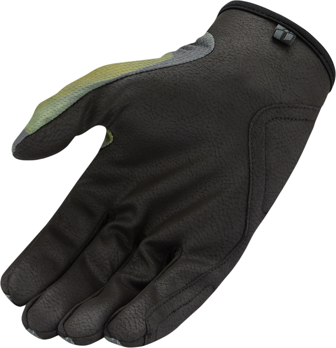 Open Box new ICON Hooligan™ Battlescar Gloves - Green - Medium 3301-4124