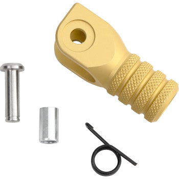 MOOSE RACING Knurled Shift Lever Tip - 0 mm - Gold 81-0000-02-50