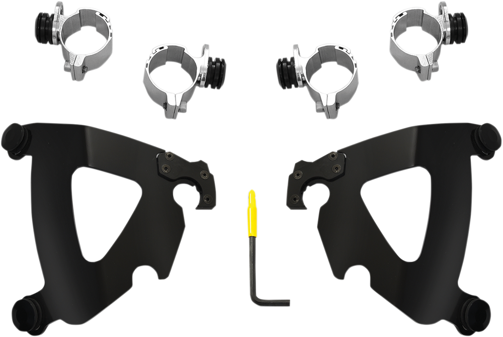 MEMPHIS SHADES Road Warrior Mounting Kit - Black - FXDWG MEB2030