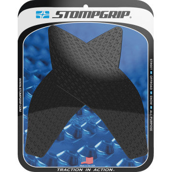 STOMPGRIP Traction Pad Tank Grips - Icon - Black - Honda 55-14-0161B