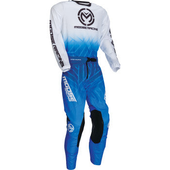MOOSE RACING Sahara Jersey - Blue/White - Large 29107932
