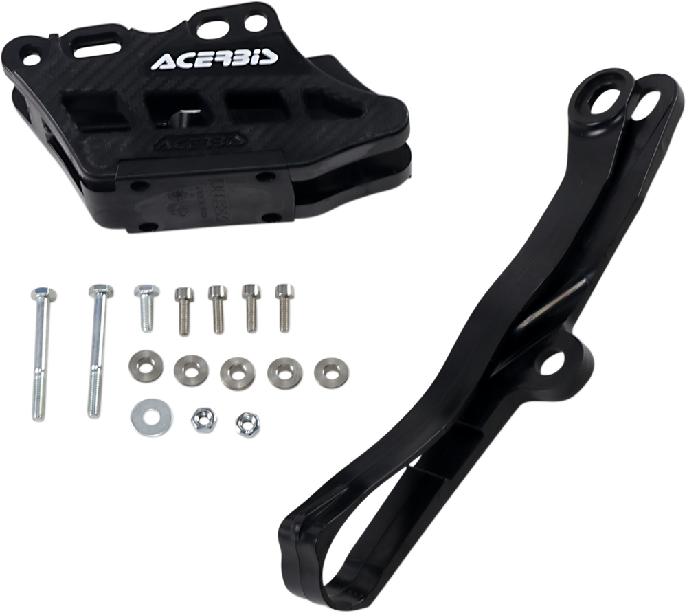 ACERBIS Chain Guide 2.0 and Slider Kit - Kawasaki - Black 2734950001