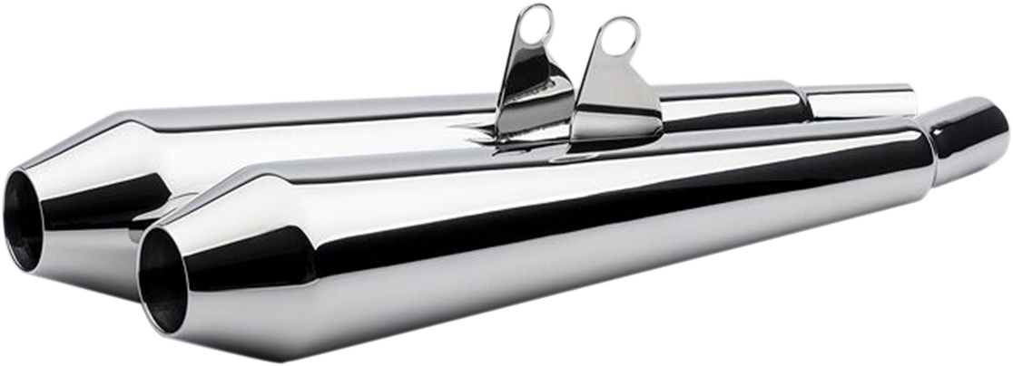 BRITISH CUSTOMS Predator Pro™ Mufflers - Polished Triumph Thruxton 900 2004-2016 BC902-106-P