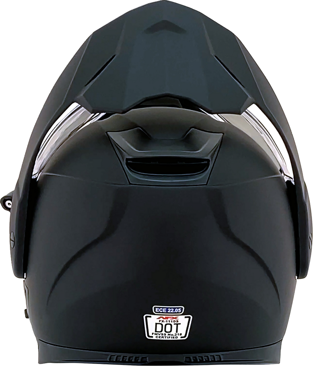 AFX FX-111DS Snow Helmet - Electric - Matte Black - Large 0120-0801