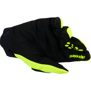 ALPINESTARS Full Bore V2 Gloves - Fluo Yellow/Black - XL 3560426-551-XL