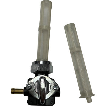 DRAG SPECIALTIES Petcock - Vacuum - Left Outlet - Black T03-0100B