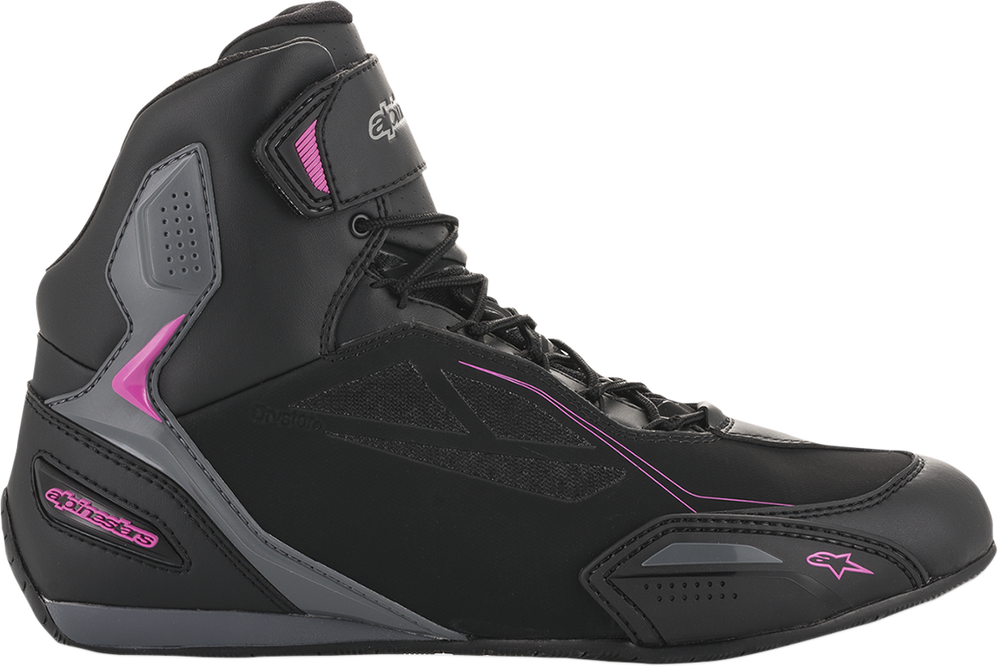 ALPINESTARS Faster-3 Drystar® Shoes - Black/Gray/Pink - US 8.5 25409191139-8.5