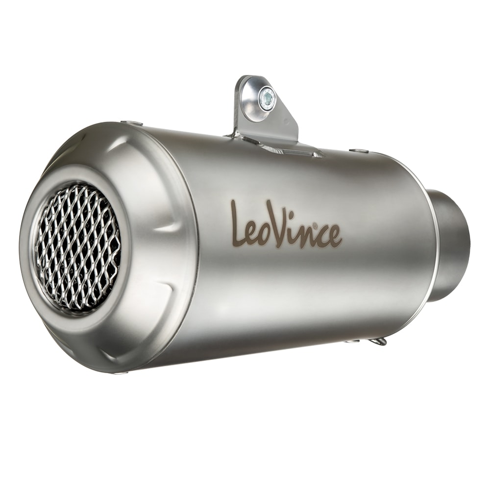 LEOVINCE LV-10 Slip-On Muffler - Stainless Steel - Scrambler/Speed 400 2024 15268U 1811-4702