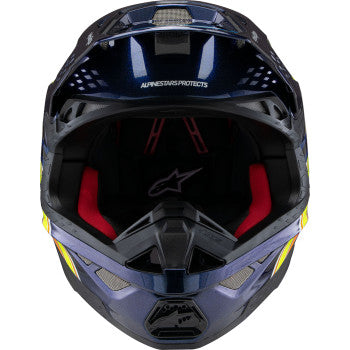 ALPINESTARS Supertech M10 Helmet - TLD Edition 25 - MIPS® - Gloss Dark Blue/Orange/Yellow/Fluo Red - XL 8300225-7156-XL