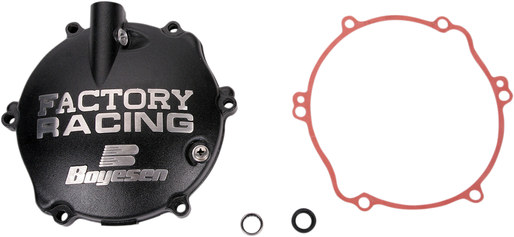BOYESEN Clutch Cover - Black - YZ125 CC-31B