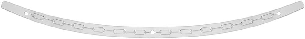 MEMPHIS SHADES Windshield Trim - Polished - Chain - FLH '96-'13 MEM0944