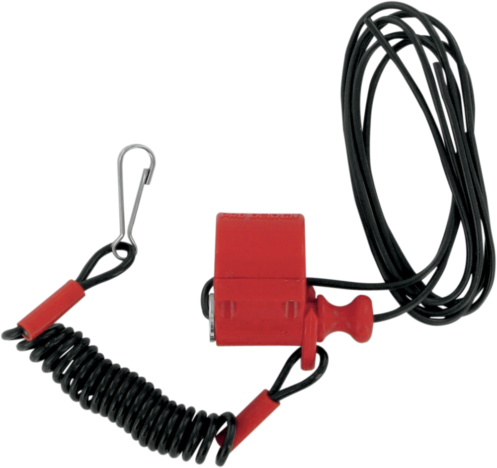 PRO DESIGN Kill Switch Lanyard - Red/Black PD102