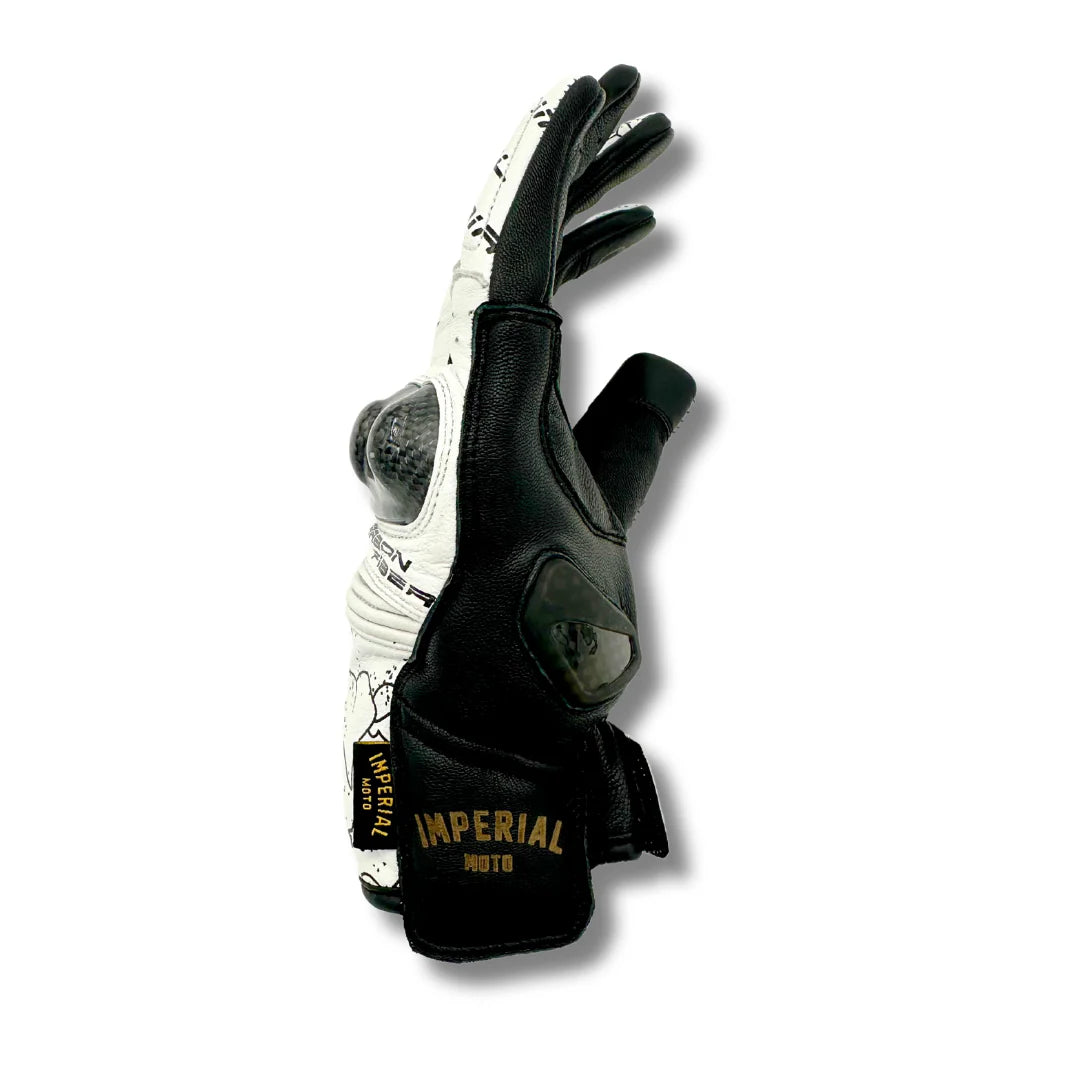 IN STOCK IMPERIAL MOTO Hold Fast RS Gloves - WHITE - XL