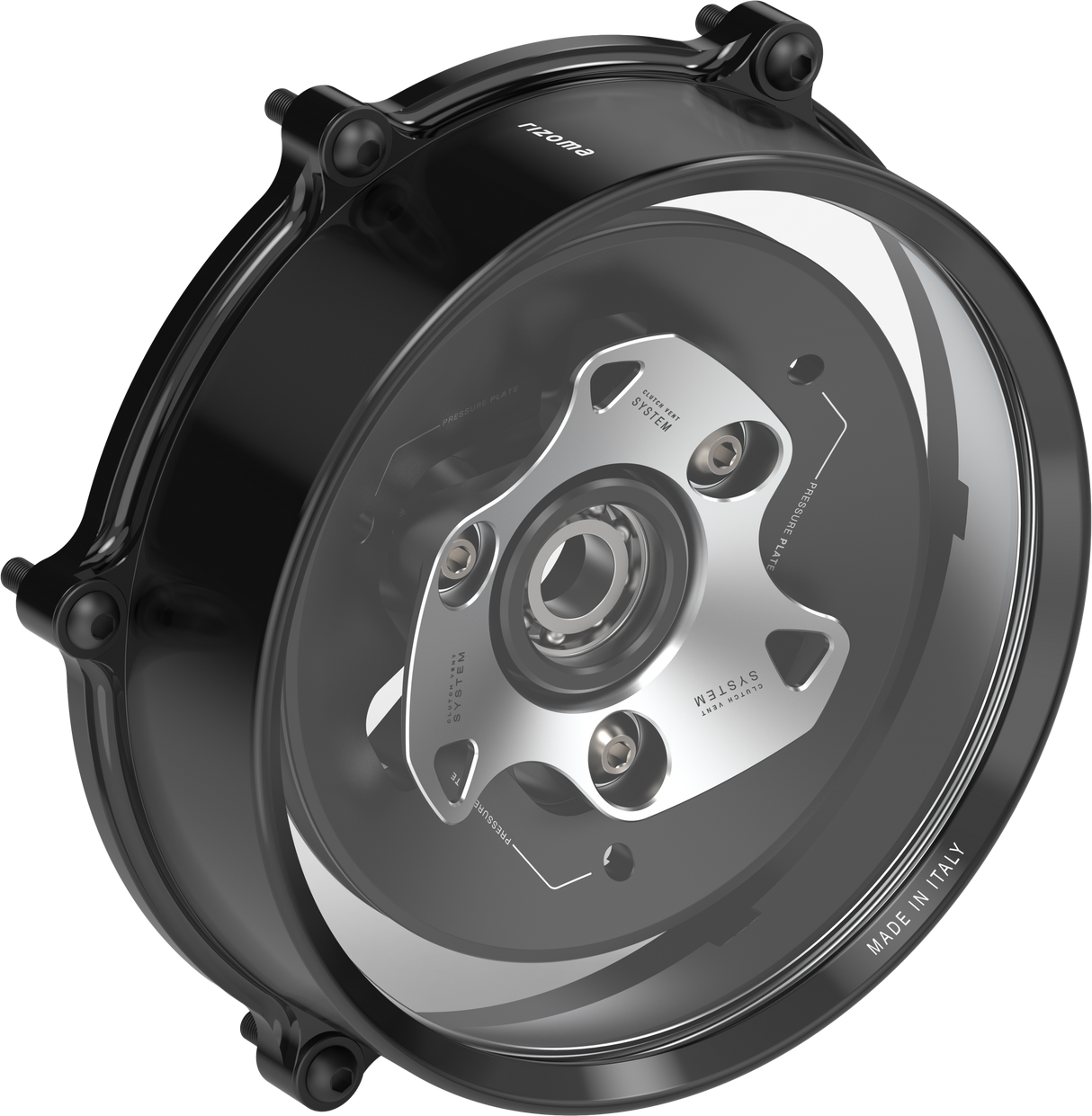 RIZOMA Clutch Cover Silver Duc V4 ZDM181A