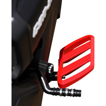 SHOW CHROME Combat Boards - Driver - Red - Ryker '19-'24 41-426RD