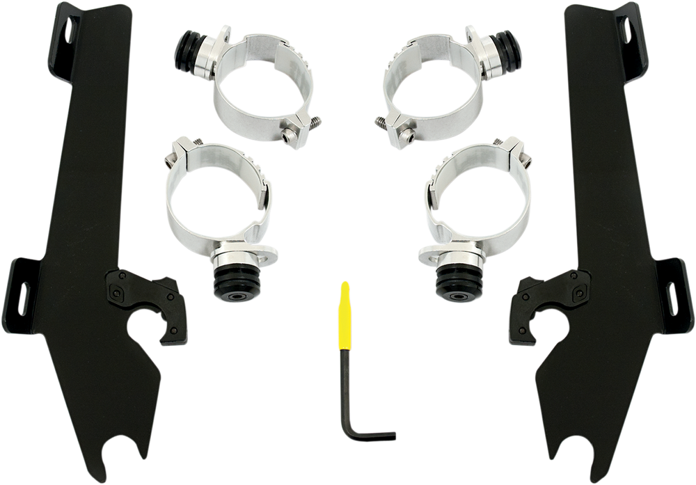 MEMPHIS SHADES Batwing Trigger Lock Mounting Kit - M50 - Black MEB1990
