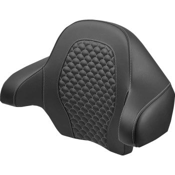 SADDLEMEN Tour Pak - Dragon Scale - Silver Stitch - FLH/FLT '14-'24 814-07-15505