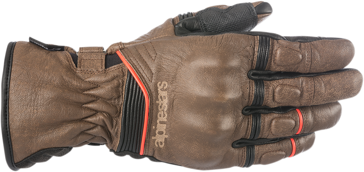 ALPINESTARS Café Divine Drystar® Leather Gloves - Brown/Black - 2XL 3528318-82-2X