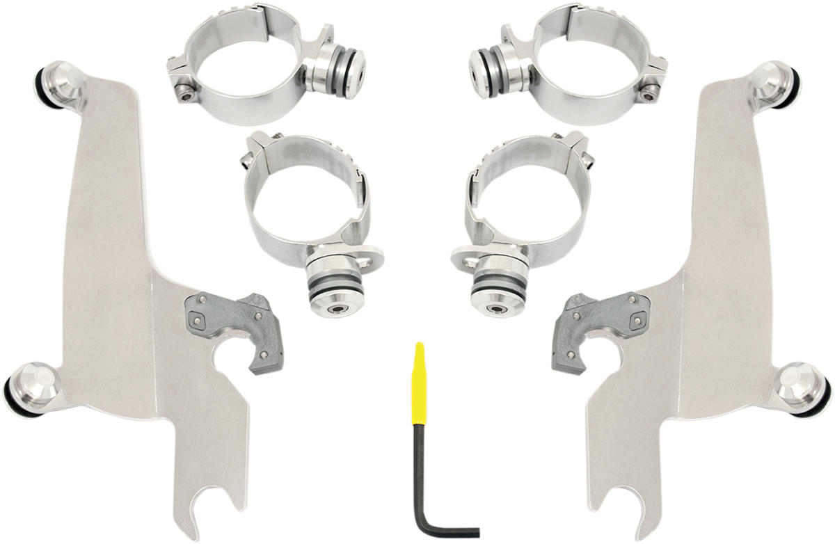 MEMPHIS SHADES Trigger Lock Sportshield Mounting Kit - M50 - Polished MEK1988