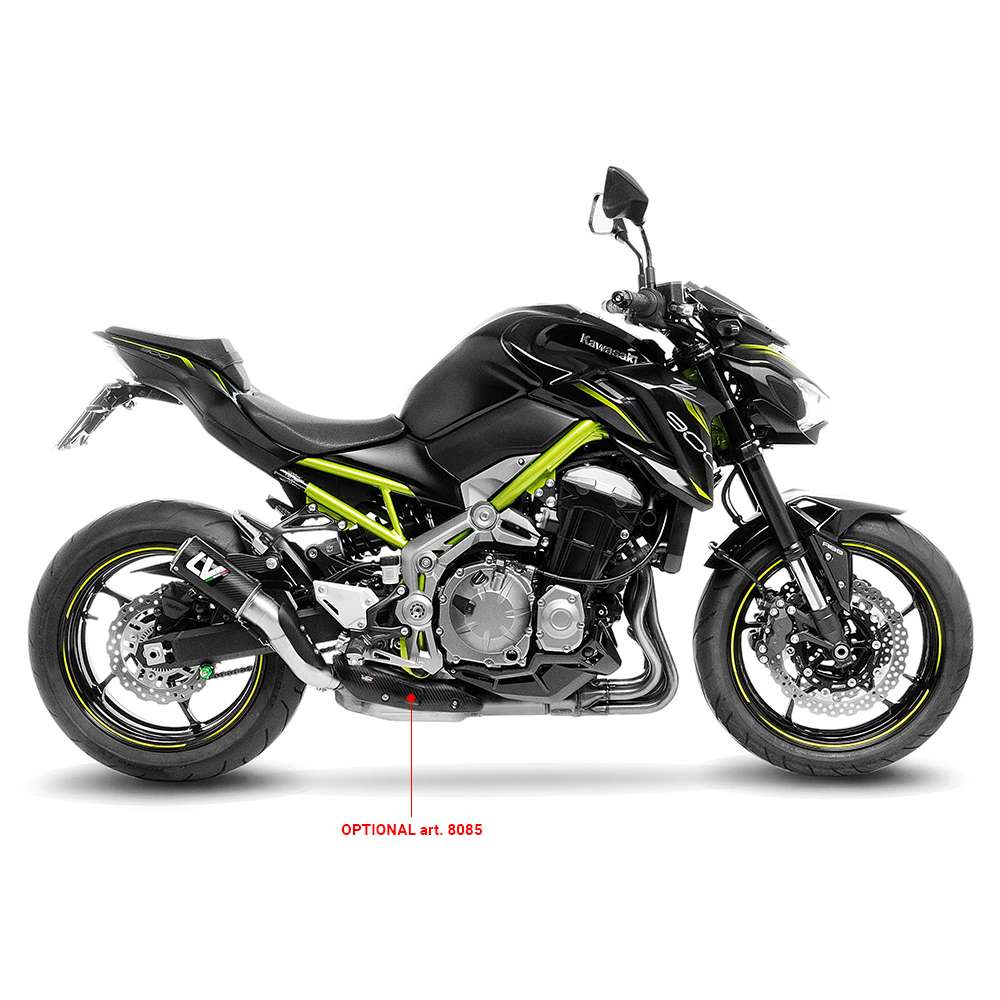LEOVINCE LV Corsa Muffler - Carbon Fiber Z 900 2017-2025   15402CU 1811-4310
