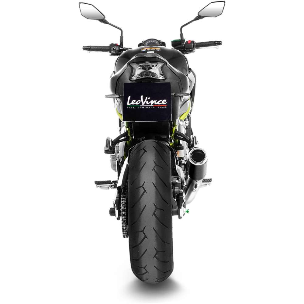 LEOVINCE LV Corsa Muffler - Carbon Fiber Z 900 2017-2025   15402CU 1811-4310