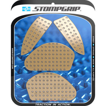 STOMPGRIP Traction Pad Tank Grips - Volcano - Clear - MT-03 55-10-0205C