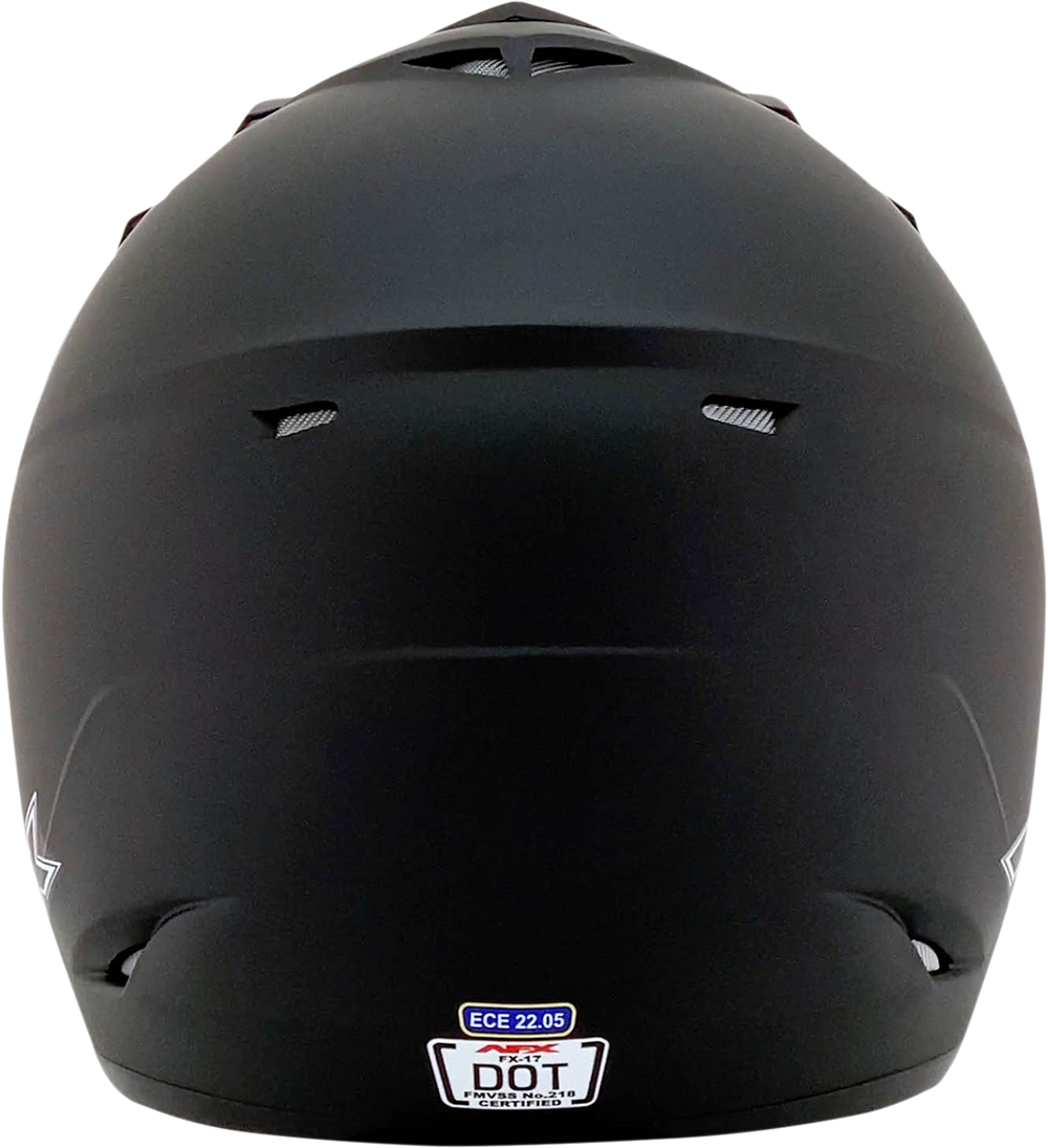 AFX FX-17 Helmet - Matte Black - Large 0110-1753